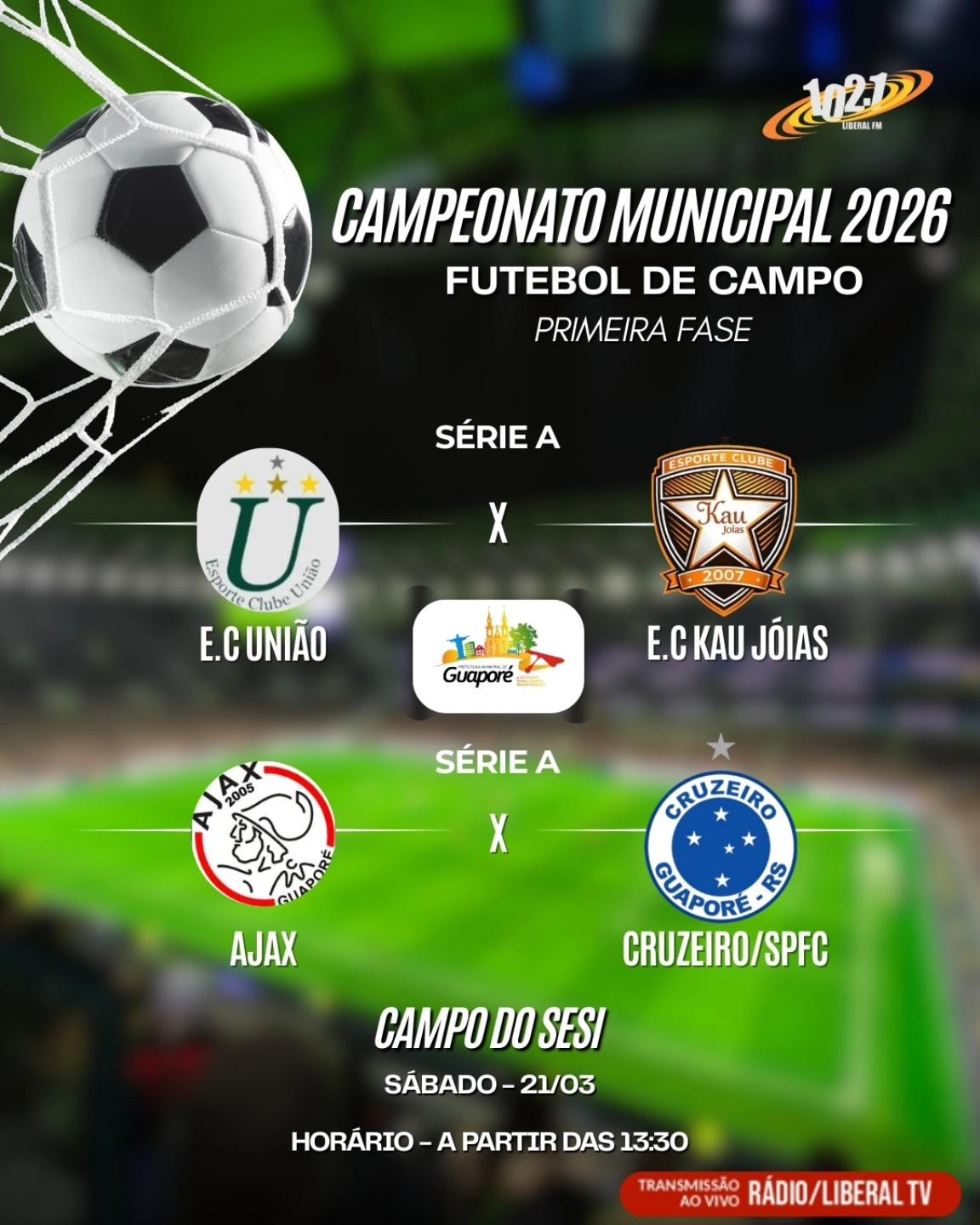 CAMPEONATO MUNICIPAL 2026 | FUTEBOL DE CAMPO